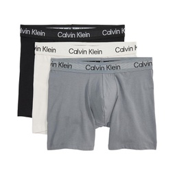 Mens Calvin Klein Underwear Khakis Cotton Stretch Boxer Brief 3-Pack