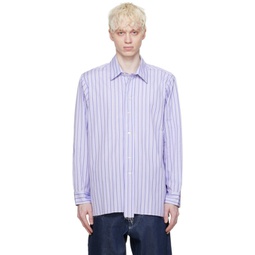 Purple Basic Shirt 241109M192003