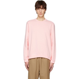 Pink Raw Collar Sweater 222109M201001