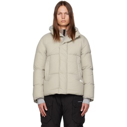 Taupe Everett Down Jacket 232014M178075
