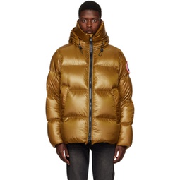 Gold Crofton Packable Down Jacket 222014M178029