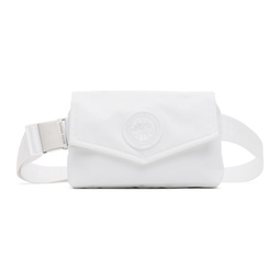 White Mini Waist Pack Belt Bag 241014M171000