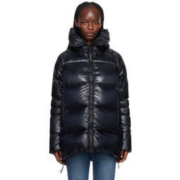 Black Cypress Down Jacket 232014F061082