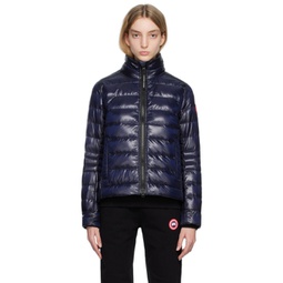 Navy Cypress Down Jacket 231014F061033