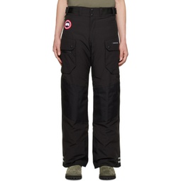 Black Tundra Down Cargo Pants 222014M188000