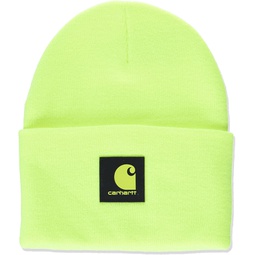 Carhartt Mens Exclusive Knit Logo Patch Beanie