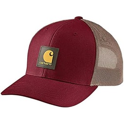 Carhartt Mens Rugged Flex Twill Mesh-Back Logo Patch Cap