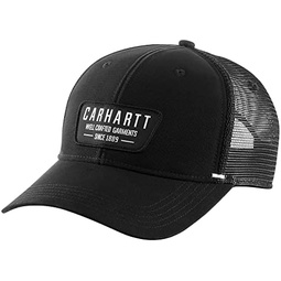 Carhartt Mens Canvas Mesh-Back Crafted Patch Cap