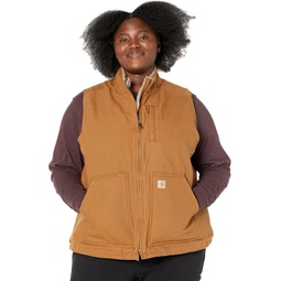 Womens Carhartt Plus Size OV277 Sherpa Lined Mock Neck Vest