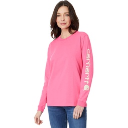 Womens Carhartt Loose Fit Long Sleeve Graphic T-Shirt
