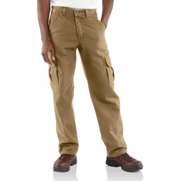 Mens Carhartt Big & Tall Flame-Resistant Canvas Cargo Pants