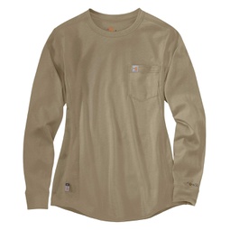 Womens Carhartt Flame-Resistant Force Cotton Long Sleeve Crew