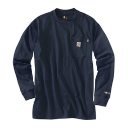 Mens Carhartt Big & Tall Flame-Resistant Force Cotton Long Sleeve T-Shirt