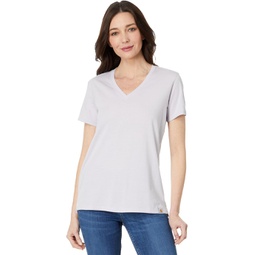 Womens Carhartt Relaxed Fit Lightweight Short Sleeve V-Neck T-Shirt