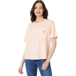 Womens Carhartt Loose Fit Lightweight Short Sleeve Crew Neck T-Shirt