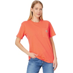 Womens Carhartt WK87 Workwear Pocket Short Sleeve T-Shirt