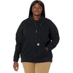 Womens Carhartt Plus Size Rugged Flex Relaxed Fit Canvas Jacket