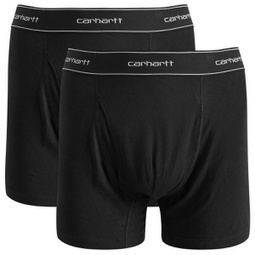 Carhartt WIP Cotton Trunks - 2 Pack Black & Black