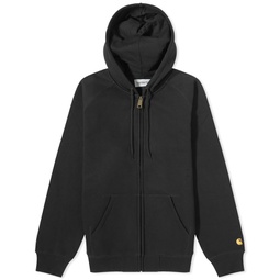 Carhartt WIP Hooded Chase Jacket Black & Gold