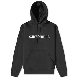 Carhartt WIP Hooded Carhartt Sweat Black & White