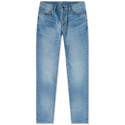 Carhartt WIP Klondike Regular Tapered Jeans Blue Light Used Wash