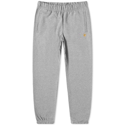 Carhartt WIP Chase Sweat Pant Grey Heather & Gold