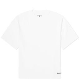 Carhartt WIP Link Script T-Shirt White & Black