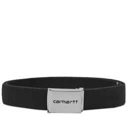 Carhartt WIP Chrome Clip Belt Black