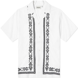 Carhartt WIP Embroidered Coba Shirt White