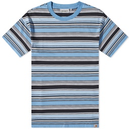Carhartt WIP Lafferty Stripe T-Shirt Piscine