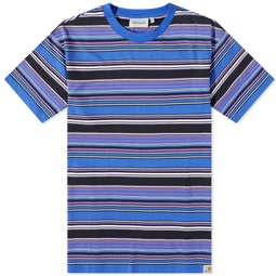 Carhartt WIP Lafferty Stripe T-Shirt Lazurite
