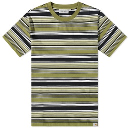 Carhartt WIP Lafferty Stripe T-Shirt Kiwi