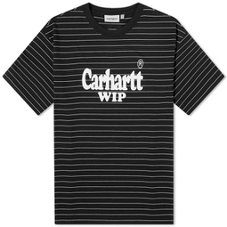 Carhartt WIP Orlean Spree T-Shirt Black & White Orlean Stripe