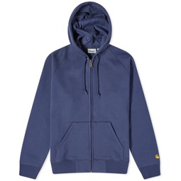 Carhartt WIP Hooded Chase Jacket Blue & Gold