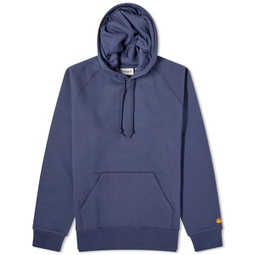 Carhartt WIP Hooded Chase Sweat Blue & Gold