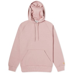 Carhartt WIP Hooded Chase Crew Sweat Glassy Pink & Gold