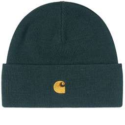 Carhartt WIP Chase Beanie Discovery Green & Gold