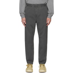 Gray Flint Trousers 241111M191021