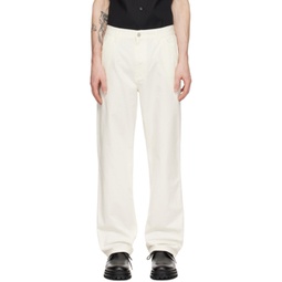 Off-White Single Knee Trousers 241111M191125