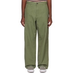 Green Council Trousers 231111M191028