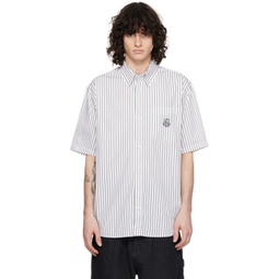 White & Black Linus Shirt 241111M192022