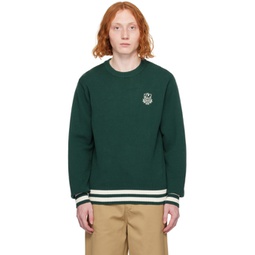 Green Cambridge Sweater 241111M201005