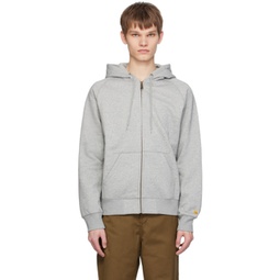 Gray Chase Hoodie 241111M202027