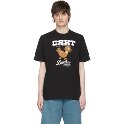 Black Organic Cotton T-Shirt 221111M213108