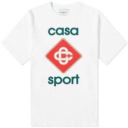 Casablanca Casa Sport Logo T-Shirt White
