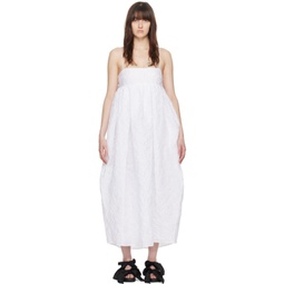 White Vilma Midi Dress 241002F054000