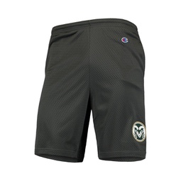 Mens Charcoal Colorado State Rams College Mesh Shorts