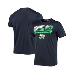 Mens Navy Notre Dame Fighting Irish Wordmark Slash T-shirt