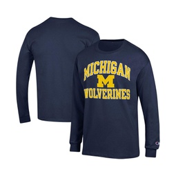 Mens Navy Michigan Wolverines High Motor Long Sleeve T-shirt