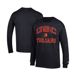 Mens Black USC Trojans High Motor Long Sleeve T-shirt